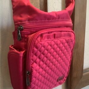 Lug HOPPER crossbody bag, fuschia